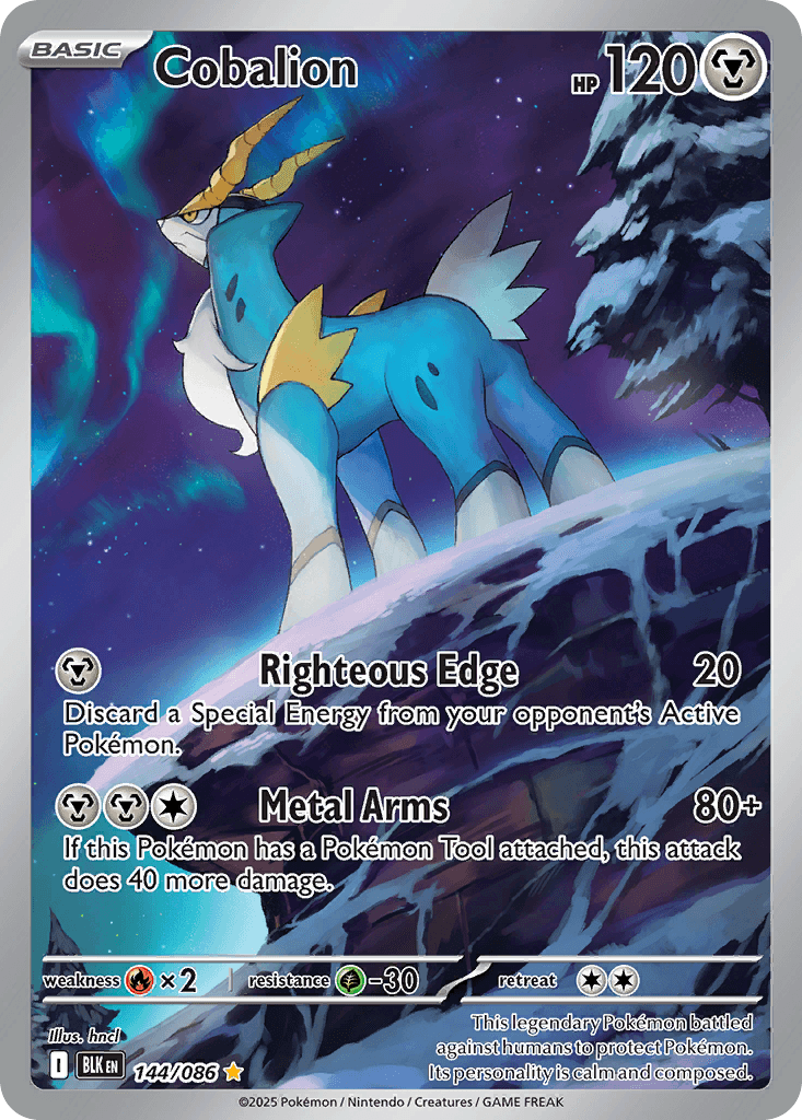 Cobalion trading card