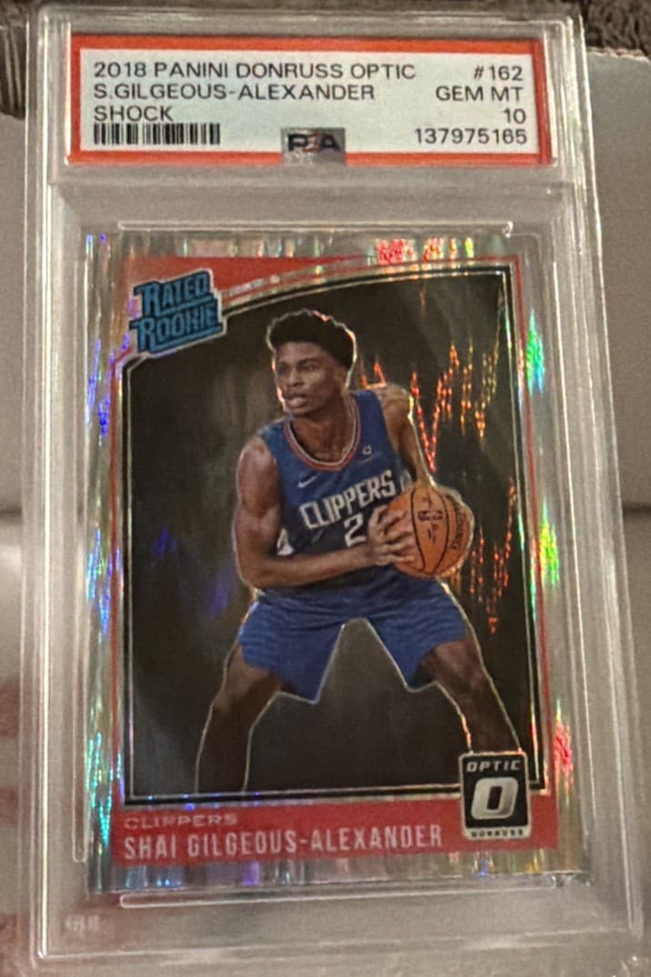 Shai Gilgeous-Alexander trading card