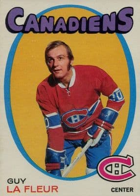 Guy Lafleur trading card