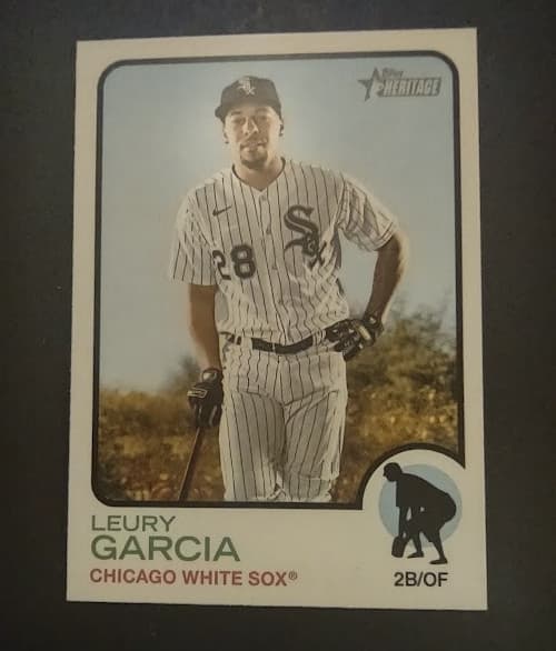 Leury Garcia trading card