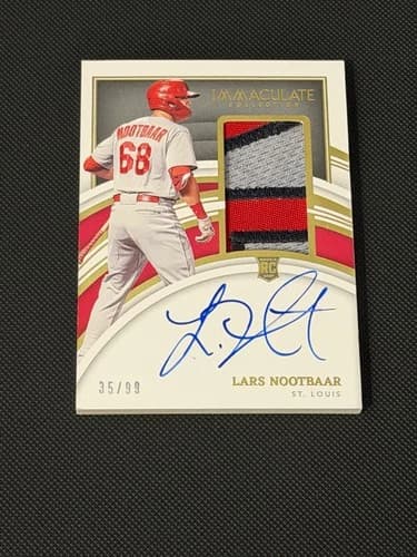 Lars Nootbaar 2022 panini Panini Immaculate Collection