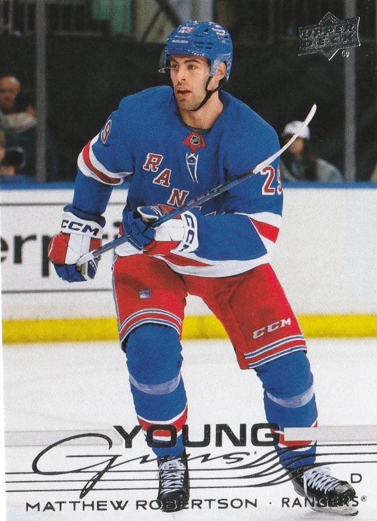 Matthew Robertson trading card