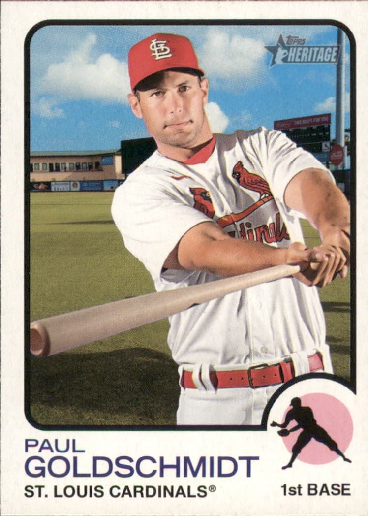 Paul Goldschmidt 2022 topps Topps Heritage