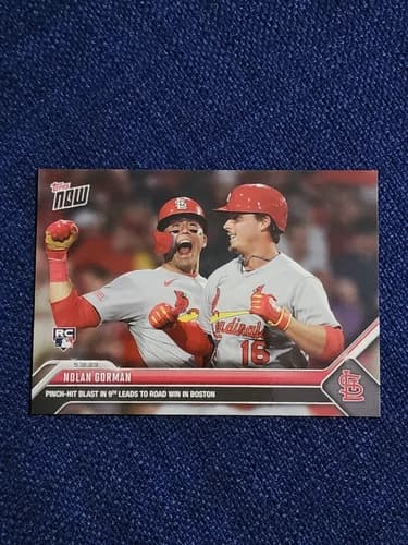 Nolan Gorman trading card