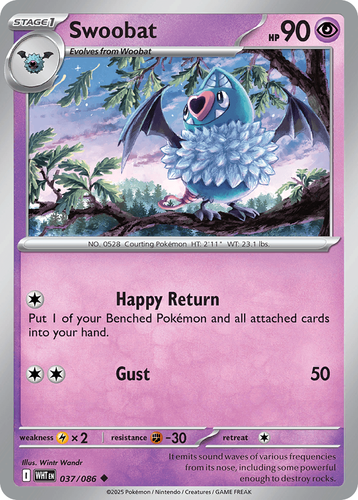 Swoobat trading card