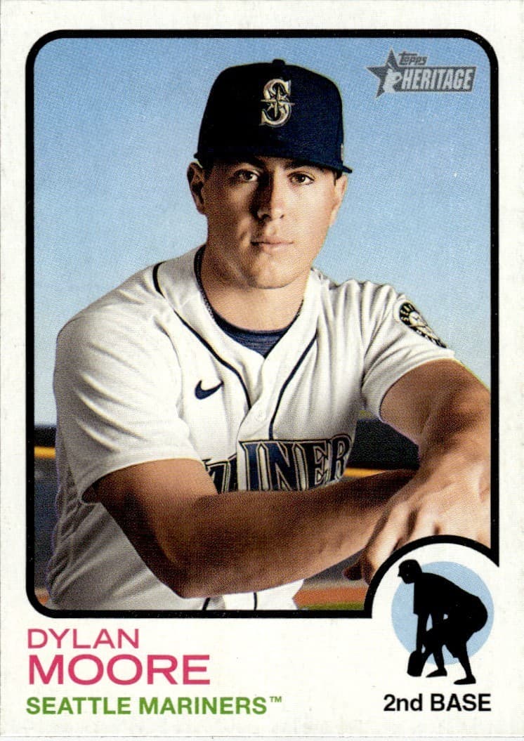 Dylan Moore trading card