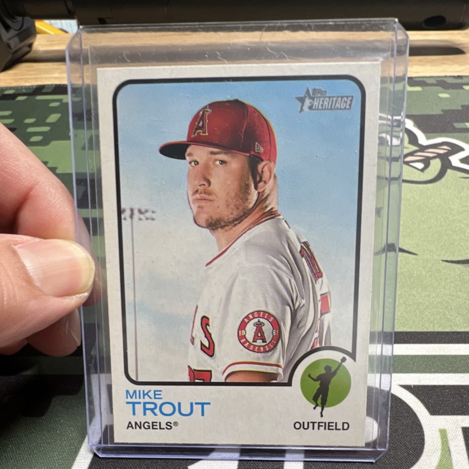 Mike Trout trading card