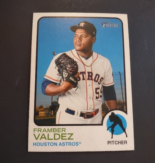 Framber Valdez trading card
