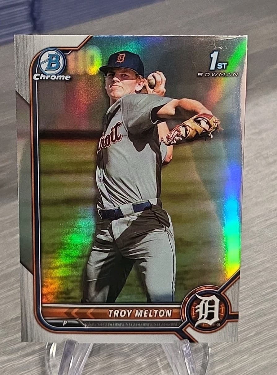 Troy Melton trading card