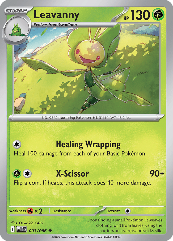 Leavanny trading card