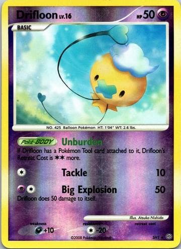 Drifloon trading card