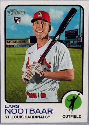 Lars Nootbaar 2022 topps Topps Heritage
