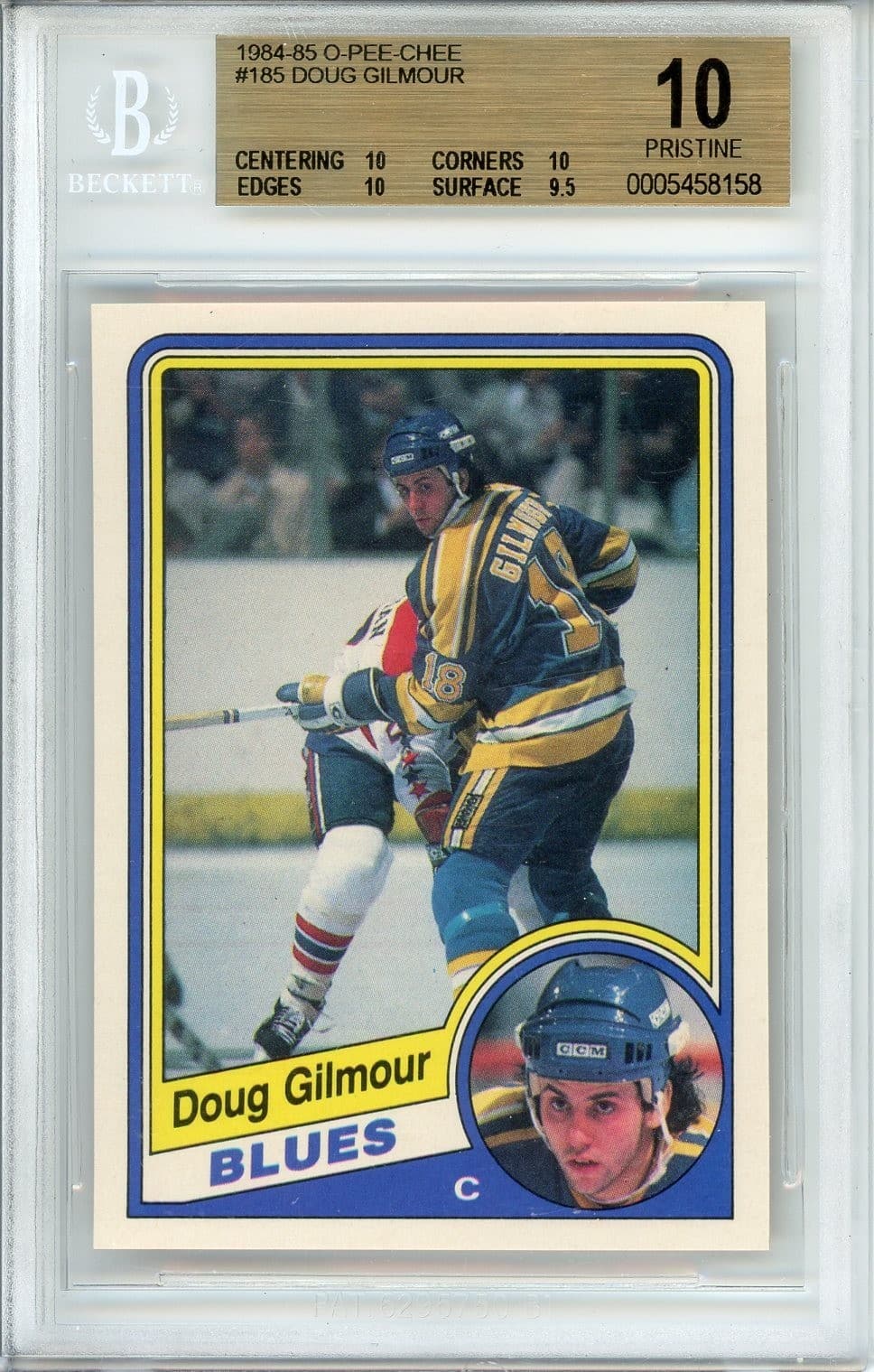 Doug Gilmour trading card