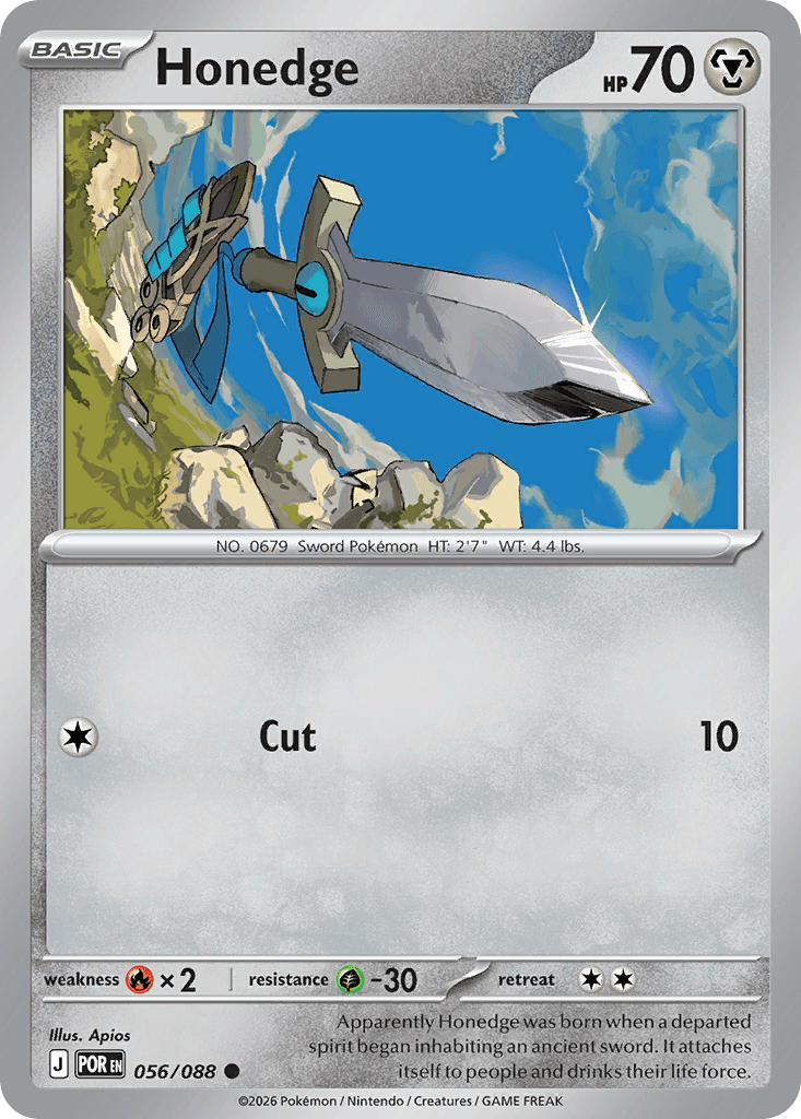 Honedge trading card