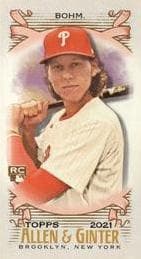Alec Bohm 2021 topps Topps Allen & Ginter