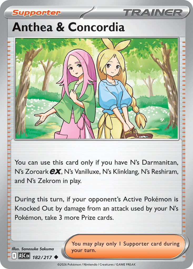 Anthea & Concordia 2026 Mega Mega Evolution: Ascended Heroes