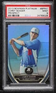 Corey Seager 2013 bowman Bowman Platinum