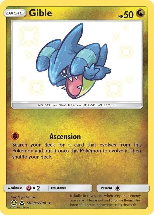 Gible trading card