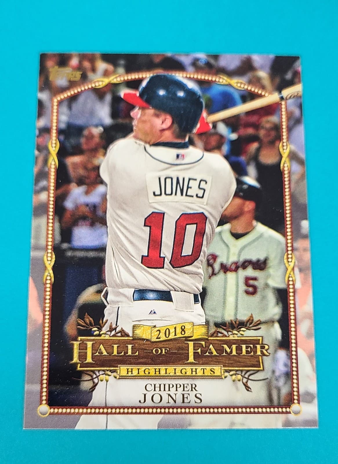 Chipper Jones 2018 topps Topps Update