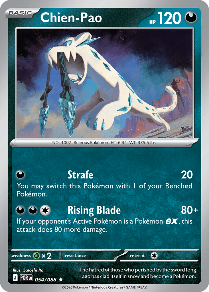 Chien-Pao 2026 Pokemon Perfect Order