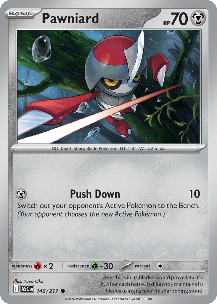 Pawniard trading card