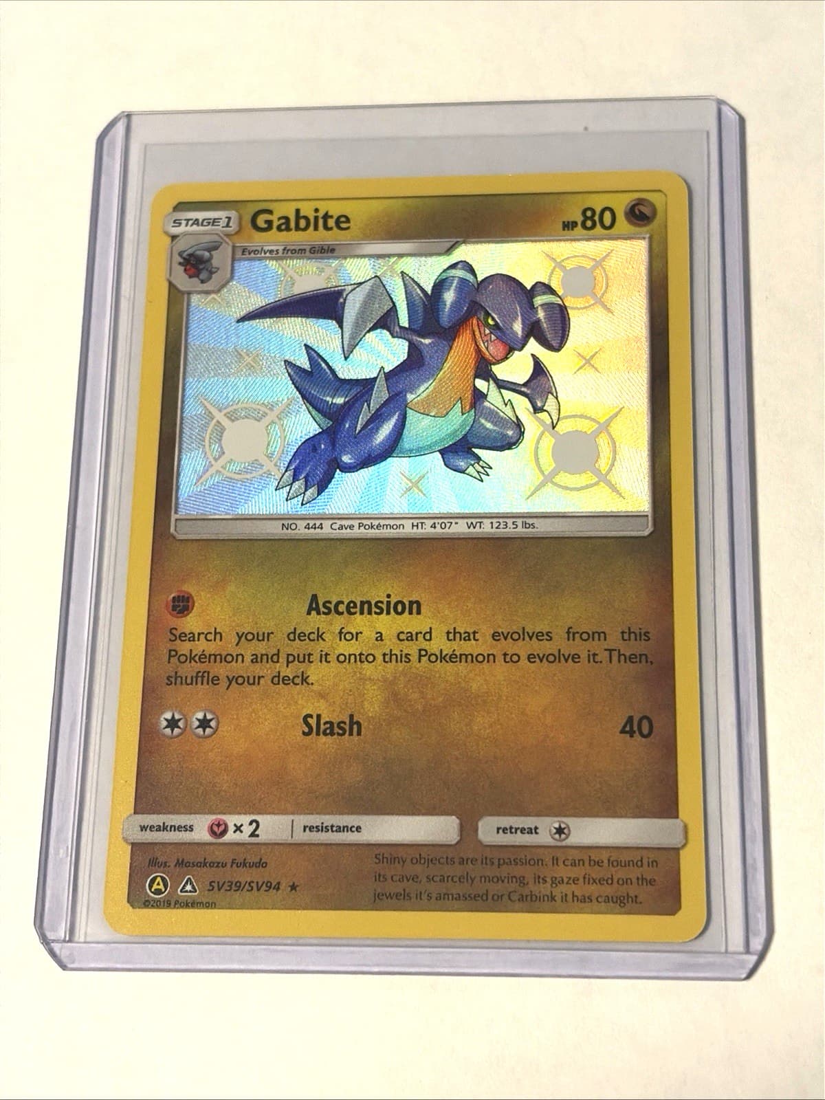 Gabite trading card