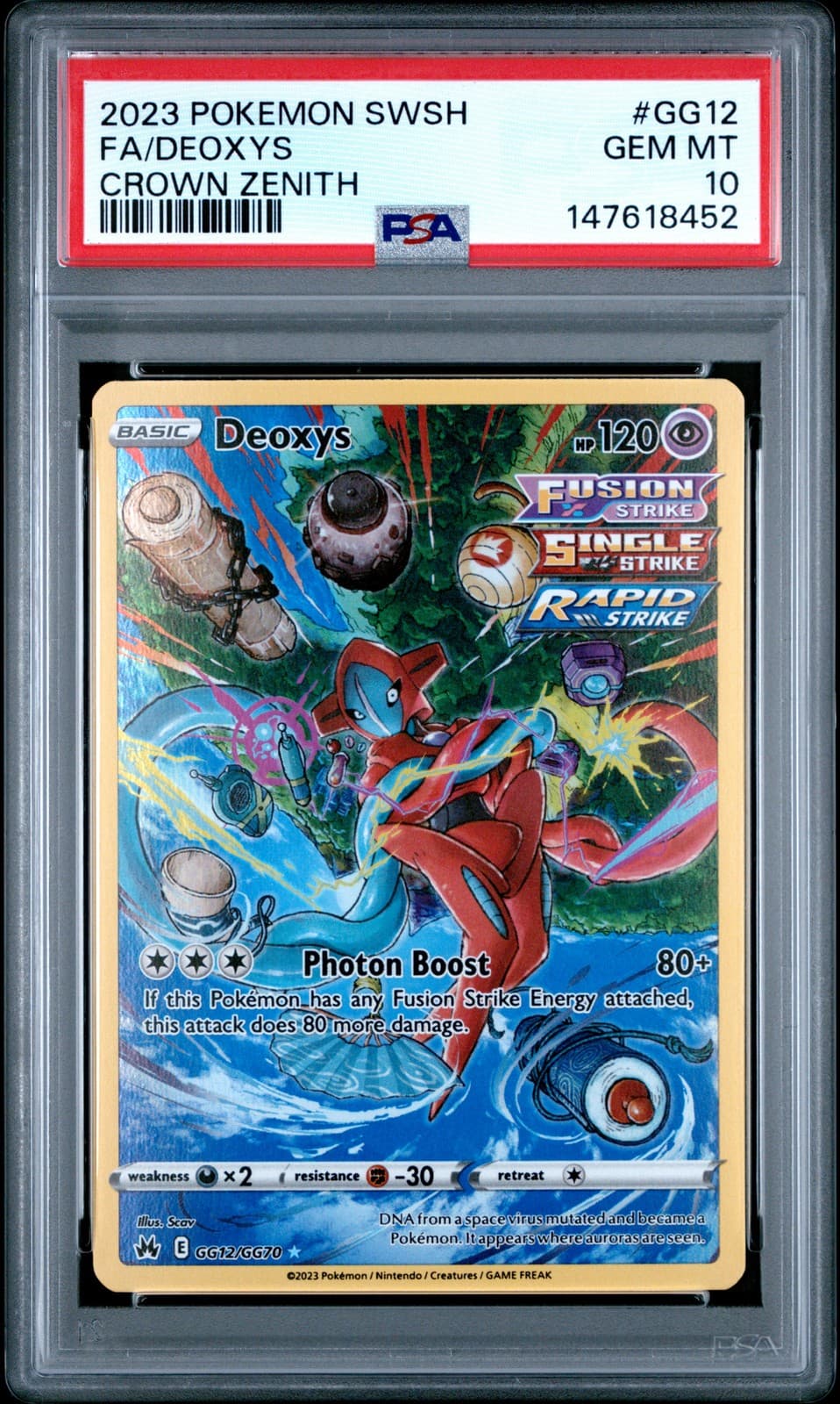 Deoxys trading card