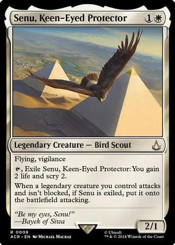 Senu, Keen-Eyed Protector trading card