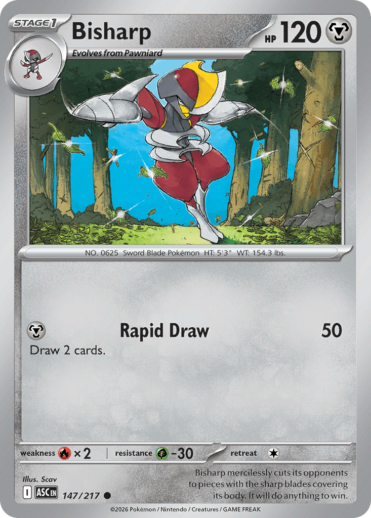 Bisharp 2026 Pokemon Ascended Heroes Ball