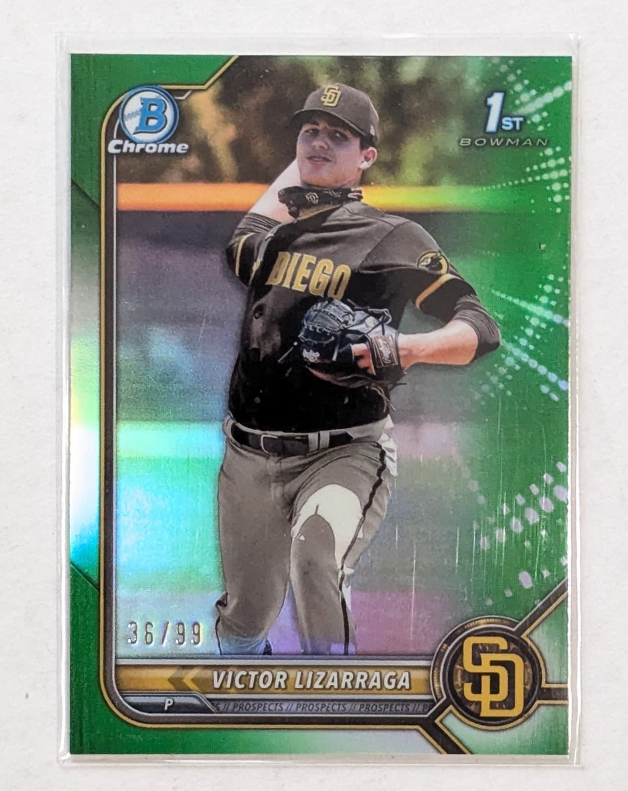 Victor Lizarraga trading card