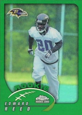 Ed Reed trading card