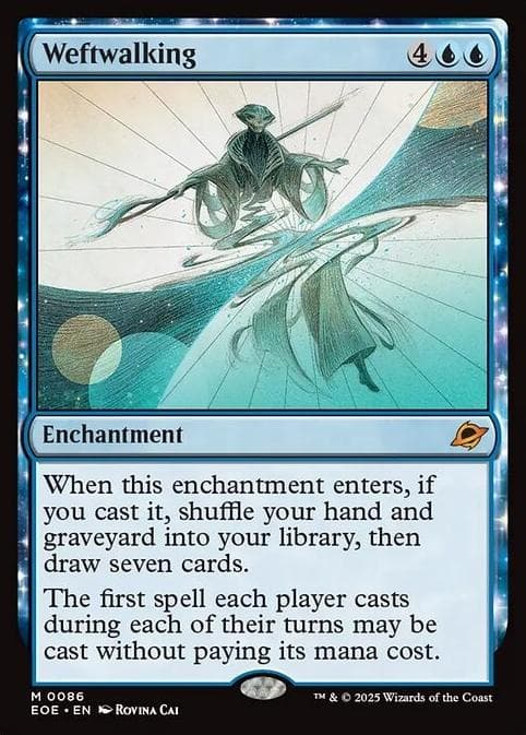 Weftwalking trading card