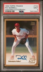 Pat Burrell 1999 topps Topps Traded & Rookies