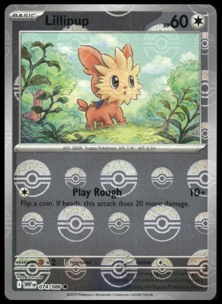 Lillipup trading card