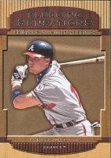 Chipper Jones 2001 unknown SP Game Bat Milestone