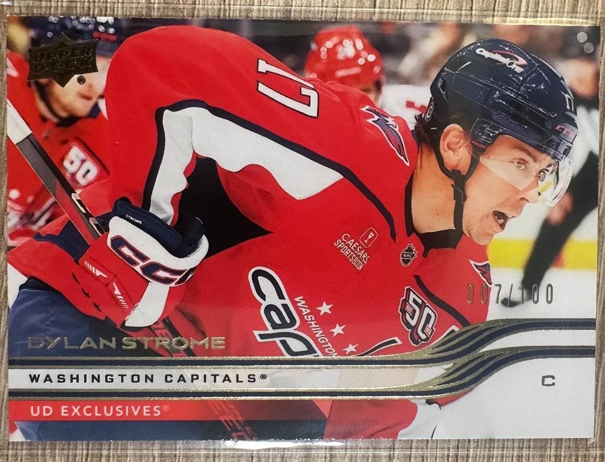 Dylan Strome trading card