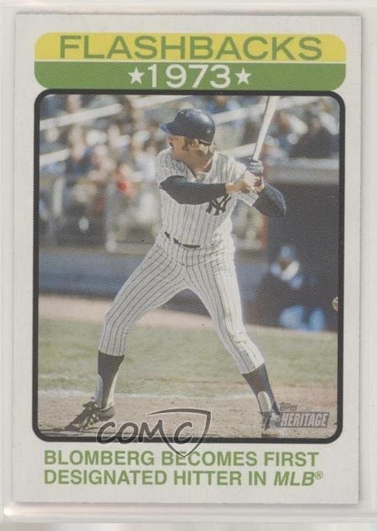 Ron Blomberg trading card