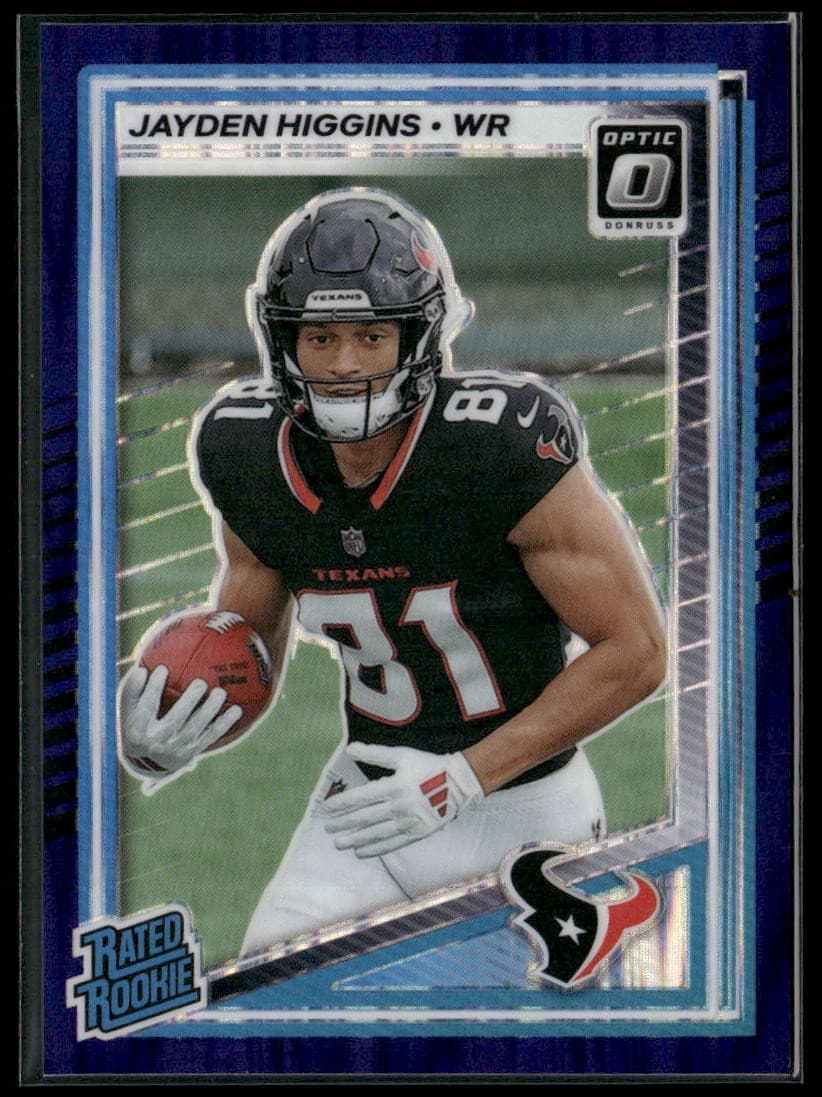 Jayden Higgins trading card