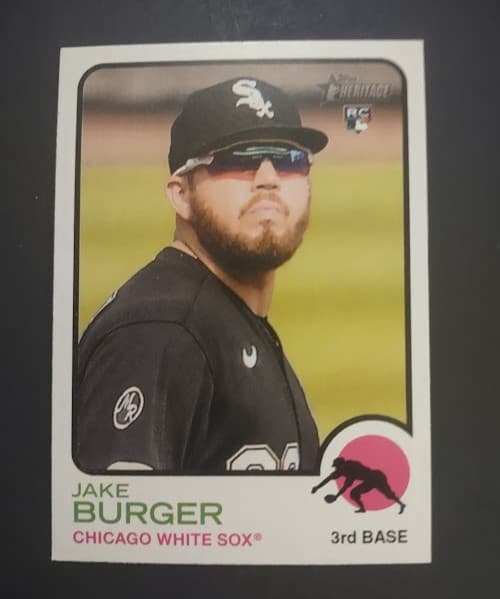 Jake Burger 2022 topps Topps Heritage