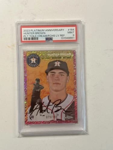 Hunter Brown trading card