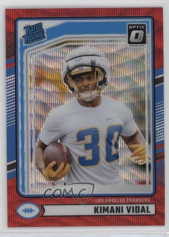 Kimani Vidal trading card