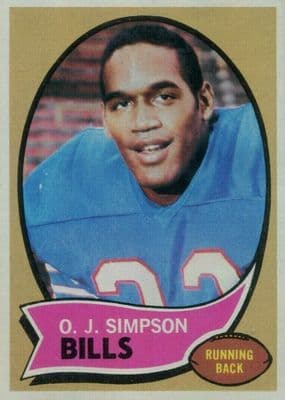 O.J. Simpson trading card