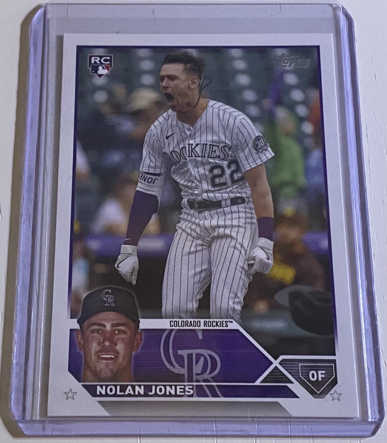 Nolan Jones trading card
