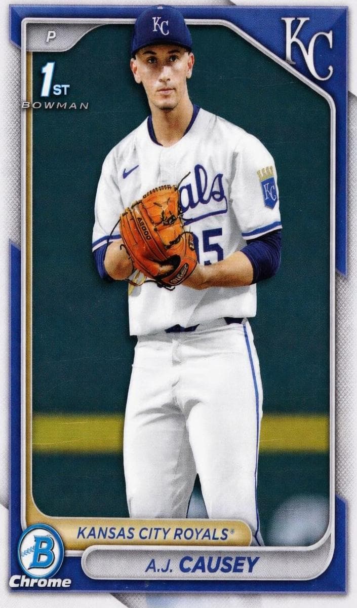 A.J. Causey trading card