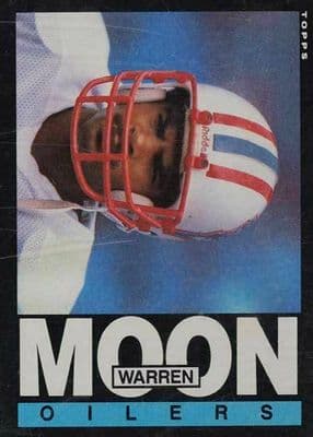 Warren Moon trading card