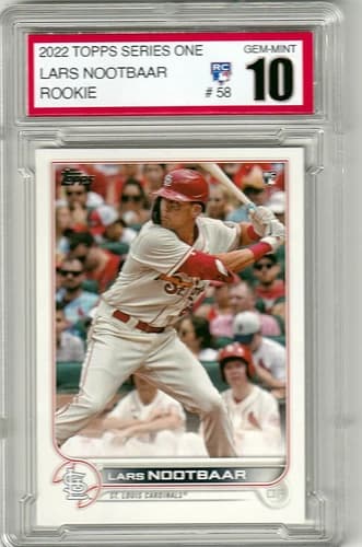 Lars Nootbaar 2022 topps Topps Chrome Sapphire Edition