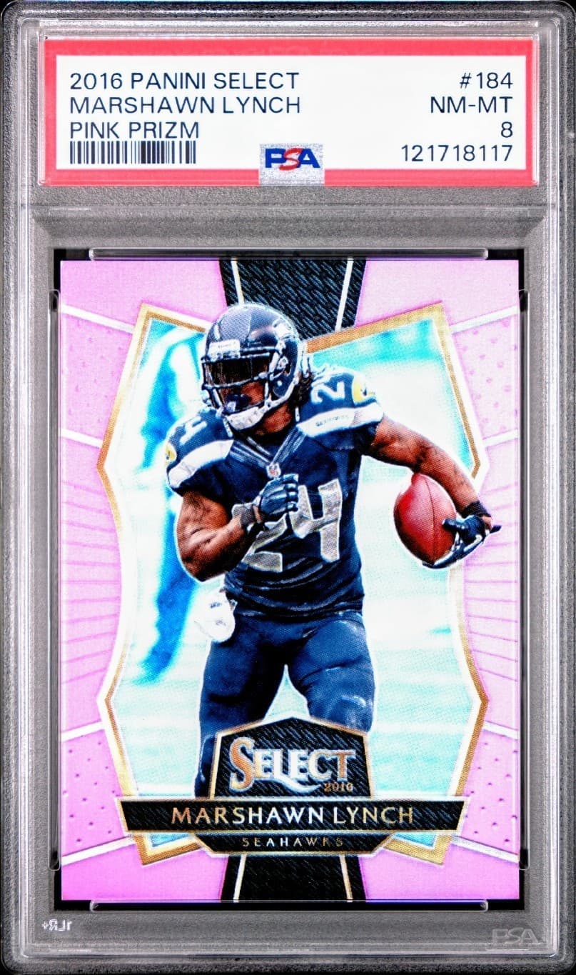 Marshawn Lynch trading card