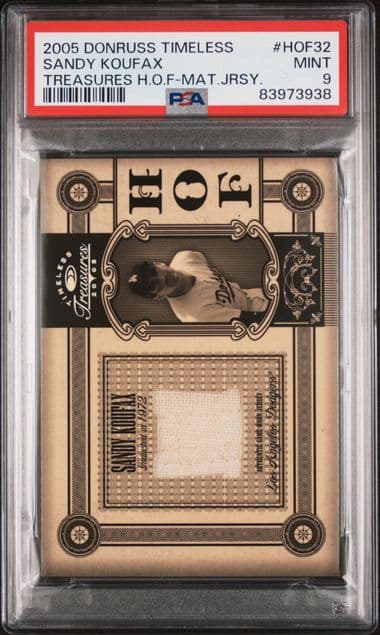 Sandy Koufax 2005 panini