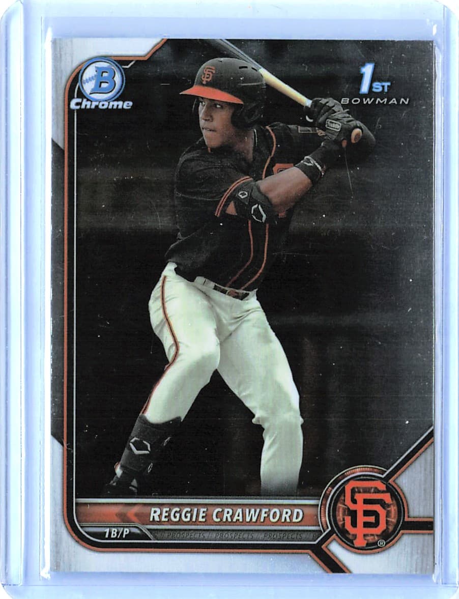 Reggie Crawford trading card