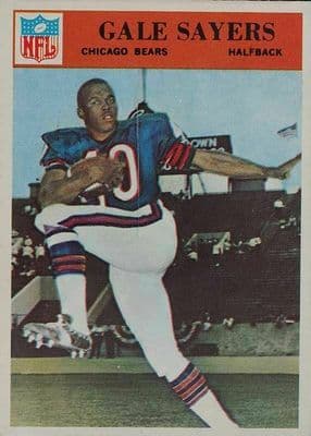 Gale Sayers trading card